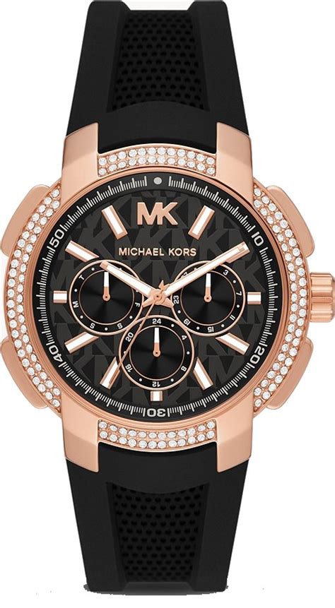 michael kors turquoise rubber watch|mk7245.